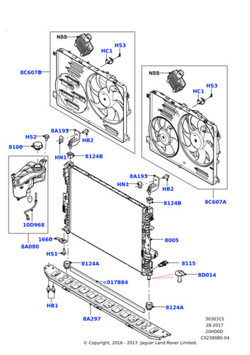 Land rover radiator - rover,