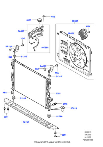 Land rover radiator - land,