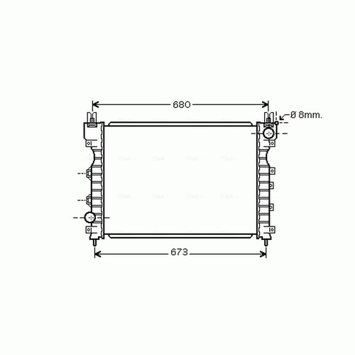 Radiator for land rover - for,