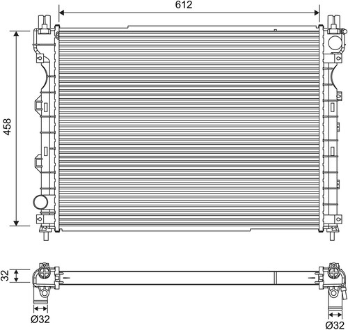 Valeo radiator land - radiator,